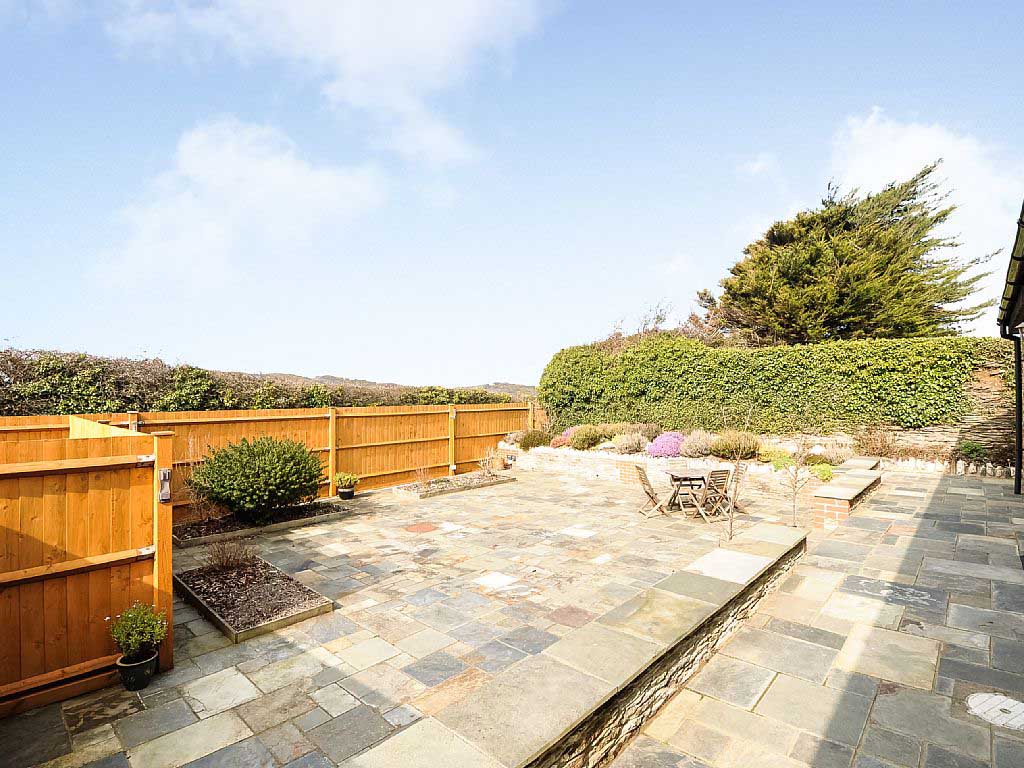 Courtyard area at the Long Linhay, Mortehoe